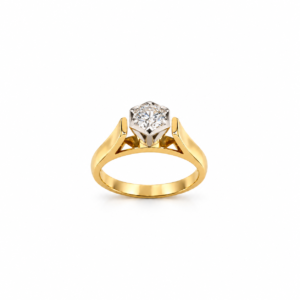 Helena | 18ct Yellow Gold Diamond Solitaire Ring